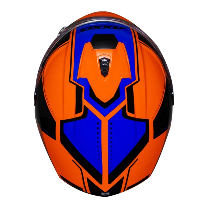 CASCO PARA MOTO AXXIS FF112C DRAKEN S SONAR C4 NARANJA BRILLO - 6