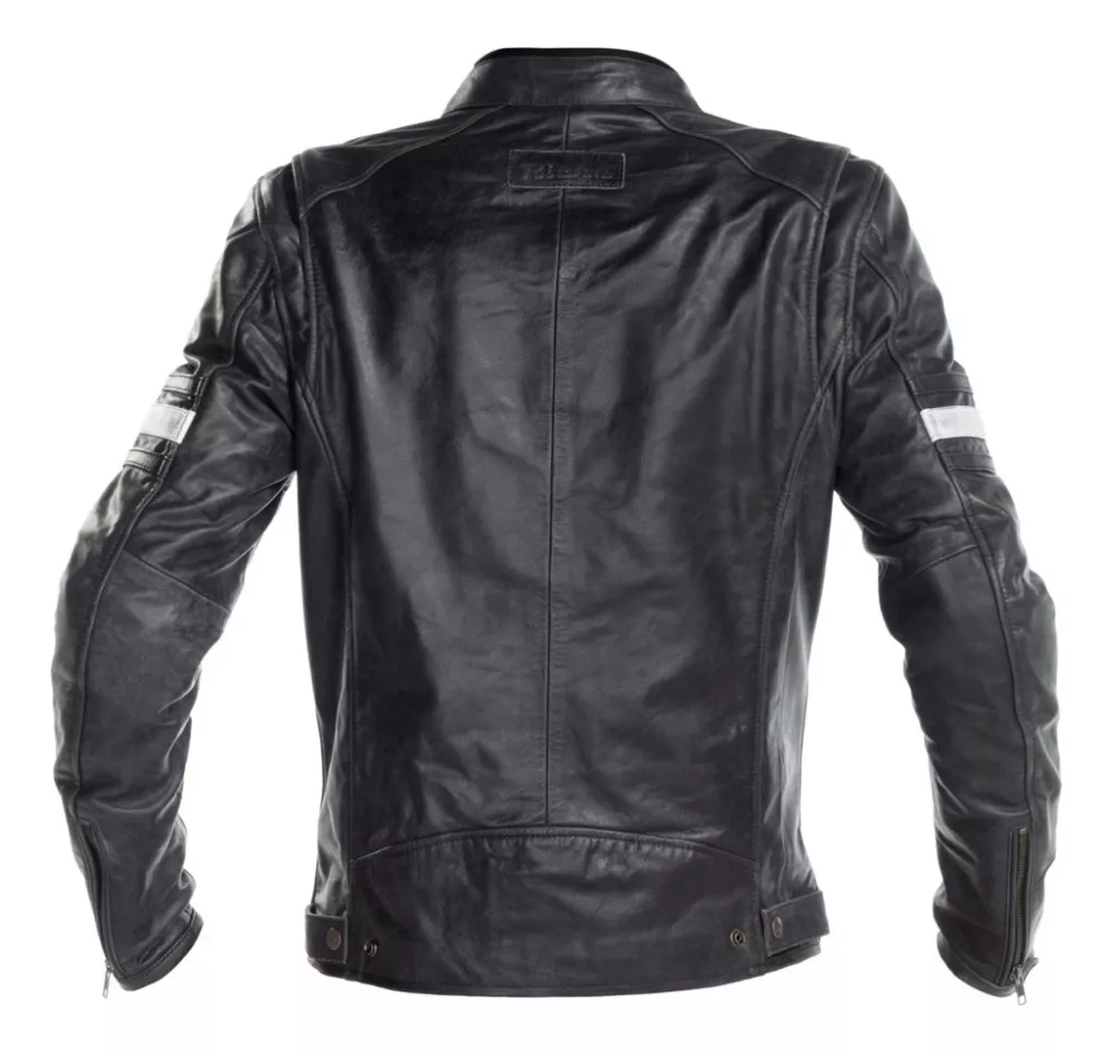 CHAQUETA PARA MOTO RICHA CUERO TOULON 2 BLACK - 2