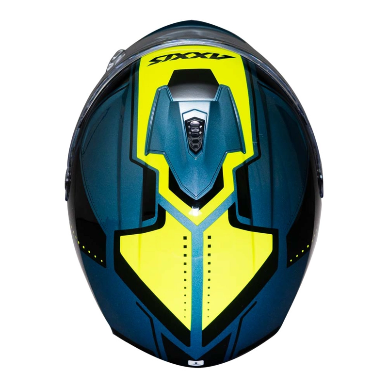 CASCO DE MOTO AXXIS DRAKEN S SONAR E17 AZUL BRILLO - 6