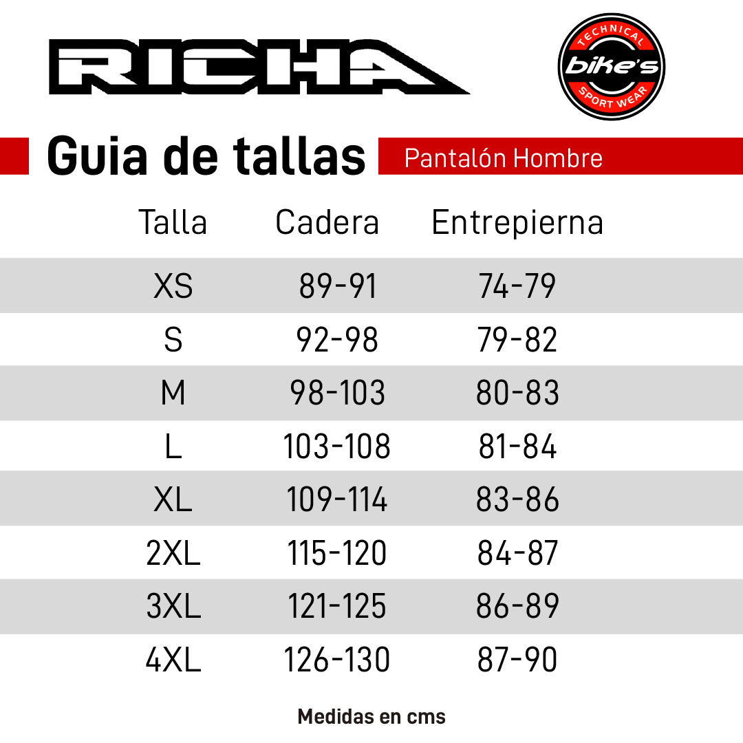 PANTALÓN PARA MOTO RICHA CAMARGUE BLACK - 3
