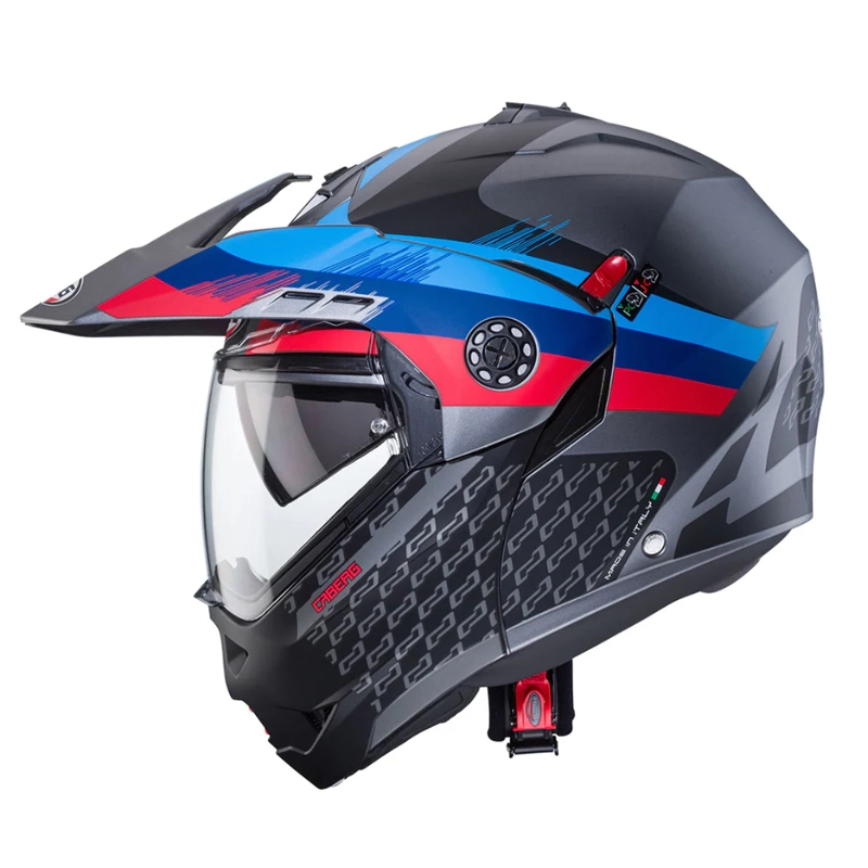 CASCO PARA MOTO CABERG TOURMAX X SARABE MATT GUN METAL/BLACK/BMW - 2