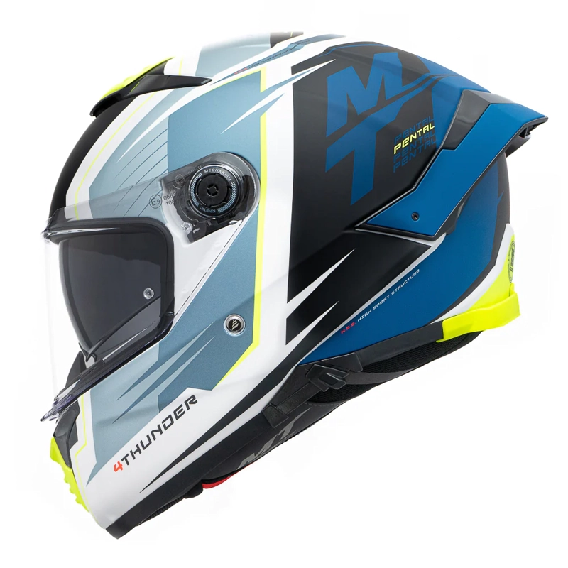 CASCO DE MOTO MT THUNDER 4 SV PENTAL A7 AZUL MATE M + PINLOCK MT-V-28 - 2