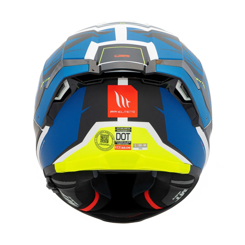 CASCO DE MOTO MT THUNDER 4 SV PENTAL A7 AZUL MATE M + PINLOCK MT-V-28 - 4