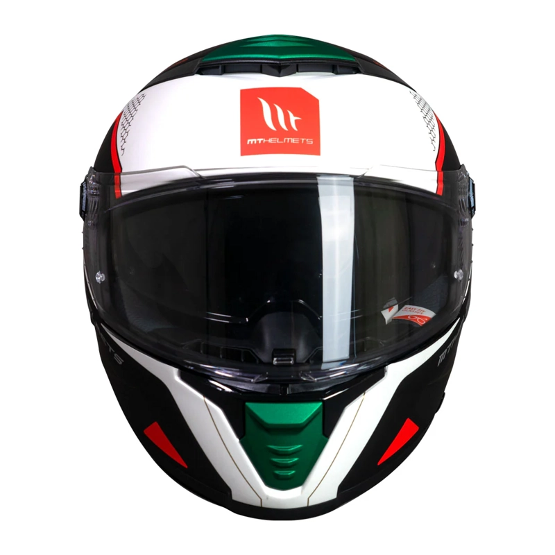CASCO DE MOTO MT  THUNDER 4 SV JERK B6 VERDE PERLA MATE S + PINLOCK MT-V-28 - 4