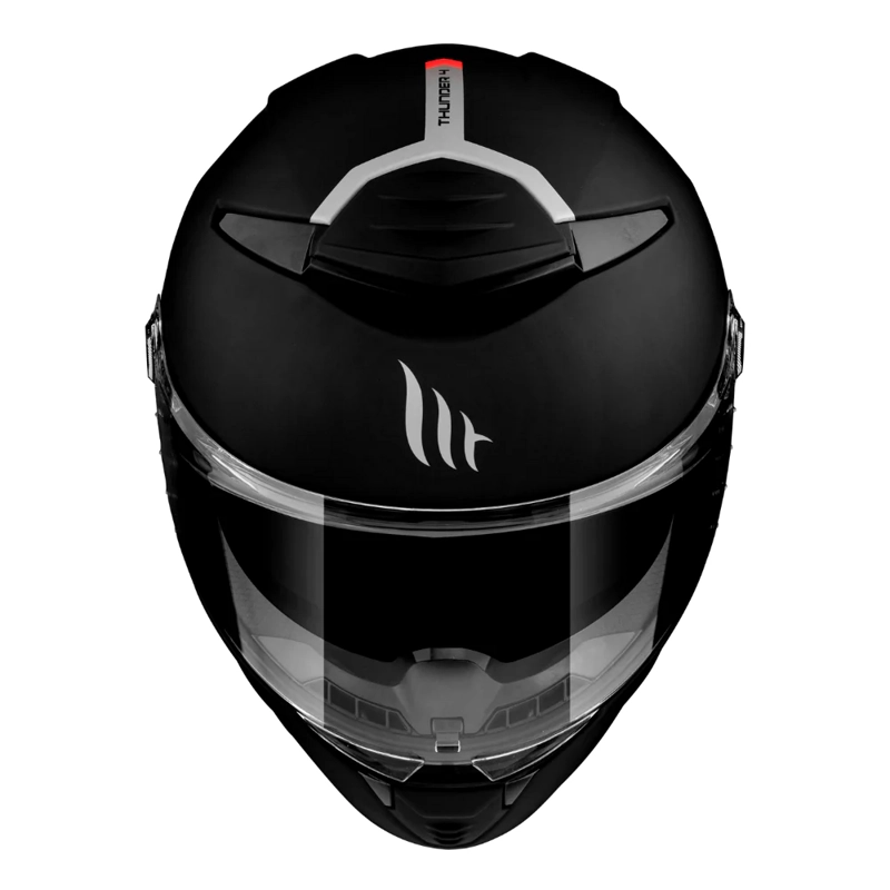 CASCO DE MOTO MT THUNDER 4 SV SOLID A1 NEGRO MATE S + PINLOCK MT-V-28 - 4