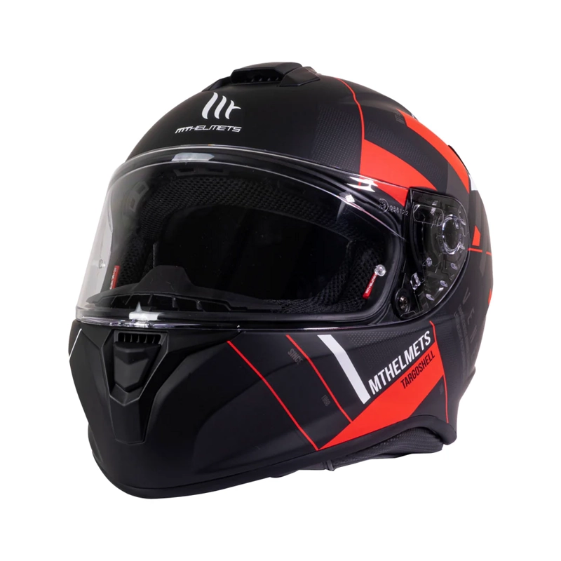 CASCO DE MOTO MT TARGO VENERIS A4 ROJO MATE - 1