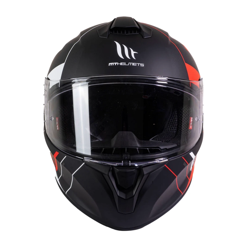 CASCO DE MOTO MT TARGO VENERIS A4 ROJO MATE - 2