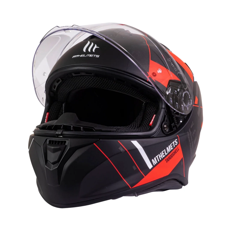 CASCO DE MOTO MT TARGO VENERIS A4 ROJO MATE - 4