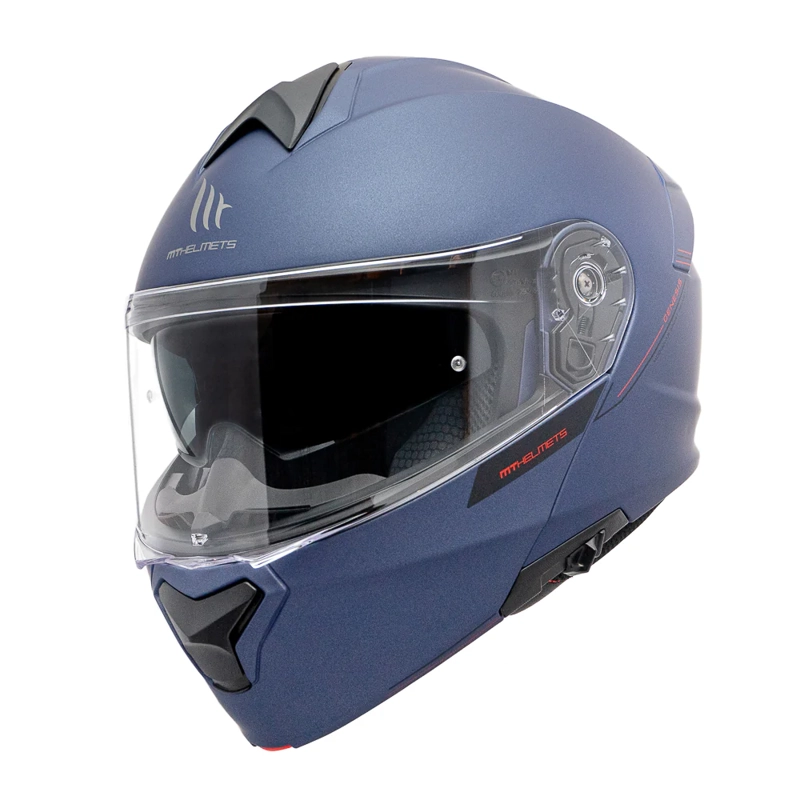 CASCO PARA MOTO MT FU935SV GENESIS SV SOLID A7 AZUL MATE - 1