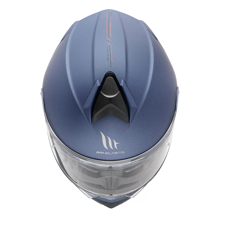 CASCO PARA MOTO MT FU935SV GENESIS SV SOLID A7 AZUL MATE - 6