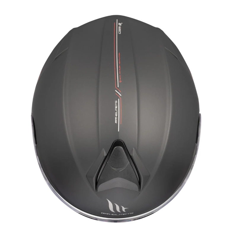 CASCO PARA MOTO MT FU935SV GENESIS SV SOLID A1 NEGRO MATE - 5