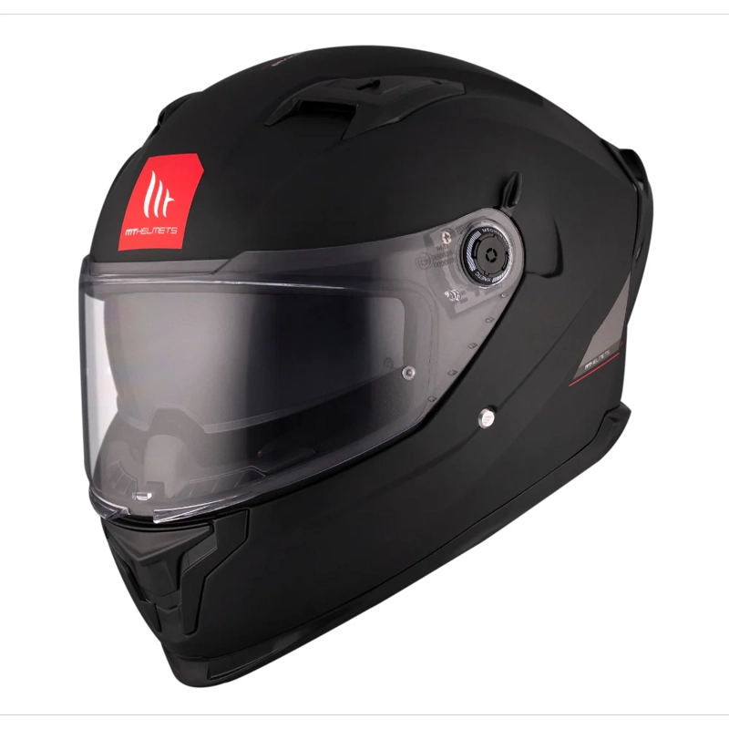 CASCO PARA MOTO MT FF128SV BRAKER SV SOLID A1 NEGRO MATE - 1