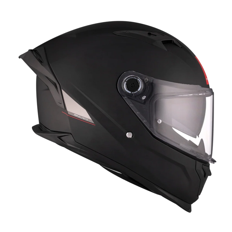 CASCO PARA MOTO MT FF128SV BRAKER SV SOLID A1 NEGRO MATE - 3