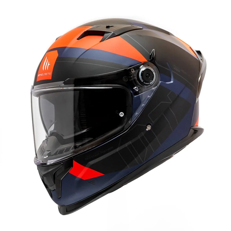 CASCO PARA MOTO MT FF128SV BRAKER SV LAB E5 ROJO MATE - 1