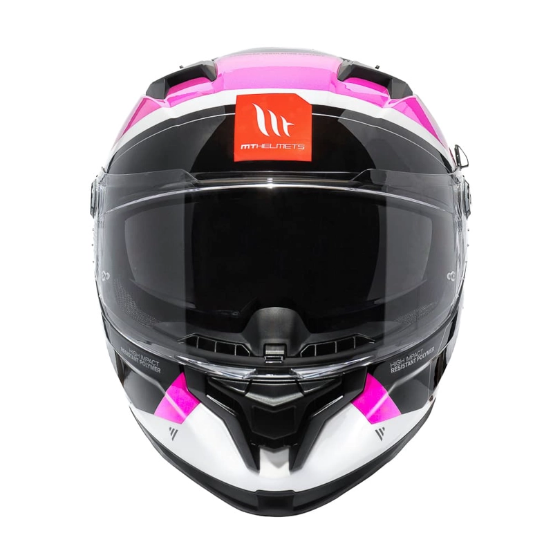 CASCO PARA MOTO MT FF128SV BRAKER SV LAB A8 ROSA BRILLO - 2