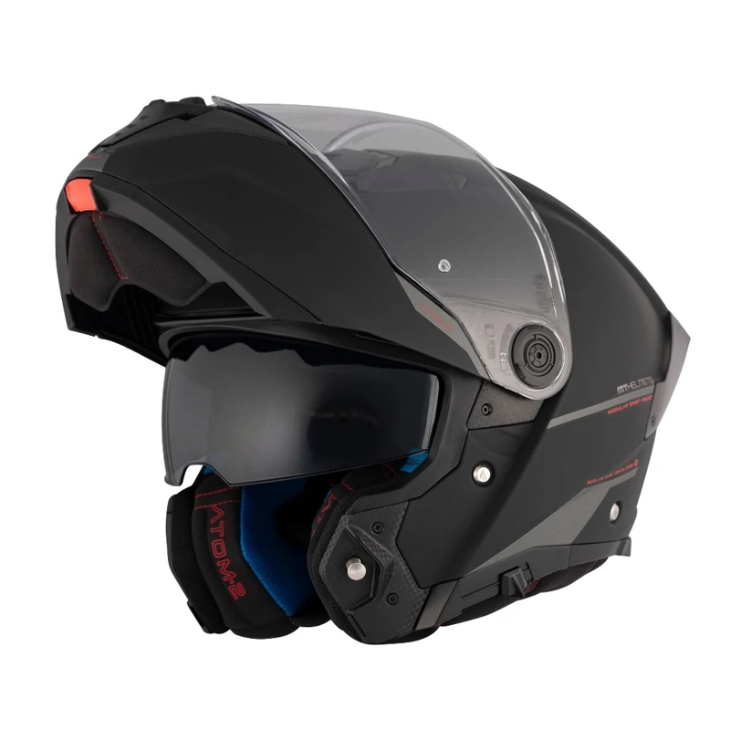 CASCO MT FU404SV ATOM 2 SV SOLID A1 NEGRO MATE S + PINLOCK - 3