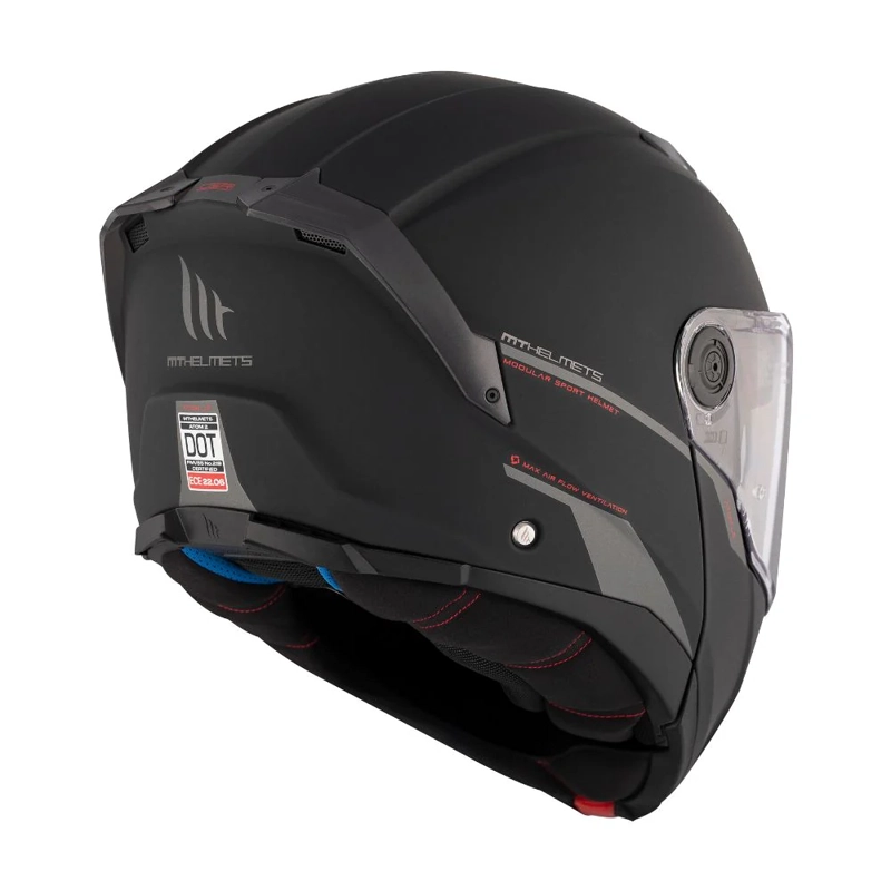 CASCO MT FU404SV ATOM 2 SV SOLID A1 NEGRO MATE S + PINLOCK - 4