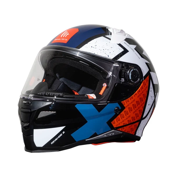 CASCO PARA MOTO MT FF110B REVENGE 2 S LIGHT B0 PERLA BRILLO - 1