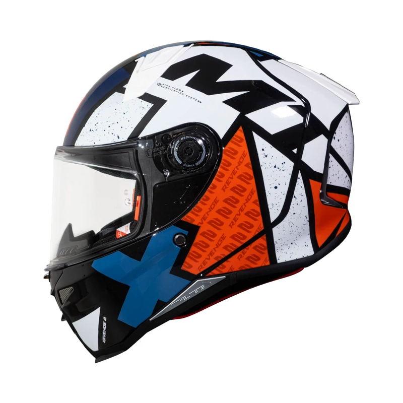 CASCO PARA MOTO MT FF110B REVENGE 2 S LIGHT B0 PERLA BRILLO - 3