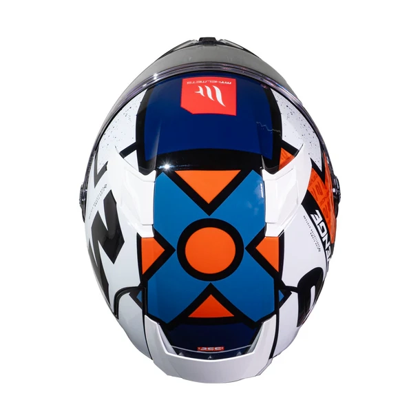 CASCO PARA MOTO MT FF110B REVENGE 2 S LIGHT B0 PERLA BRILLO - 6