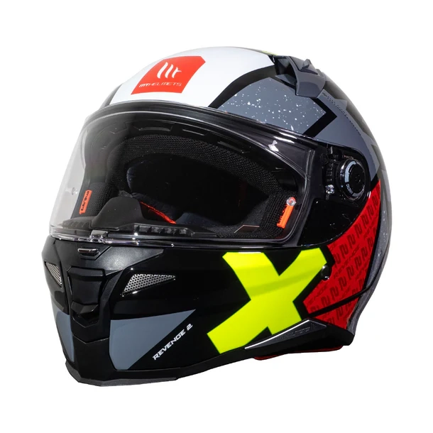 CASCO PARA MOTO MT FF110B REVENGE 2 S LIGHT C2 PERLA BRILLO - 1