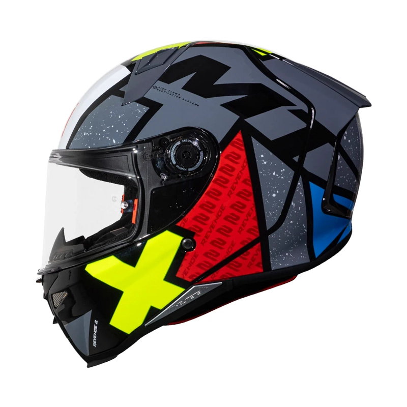 CASCO PARA MOTO MT FF110B REVENGE 2 S LIGHT C2 PERLA BRILLO - 2