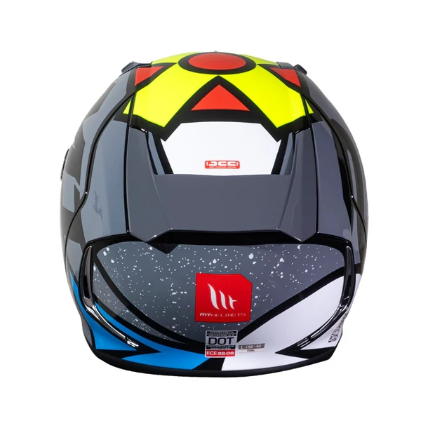 CASCO PARA MOTO MT FF110B REVENGE 2 S LIGHT C2 PERLA BRILLO - 4