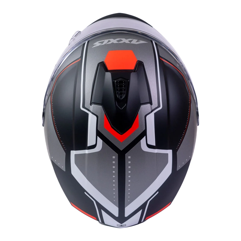 CASCO PARA MOTO AXXIS FF112C DRAKEN S SONAR B15 ROJO FLUOR MATE - 6