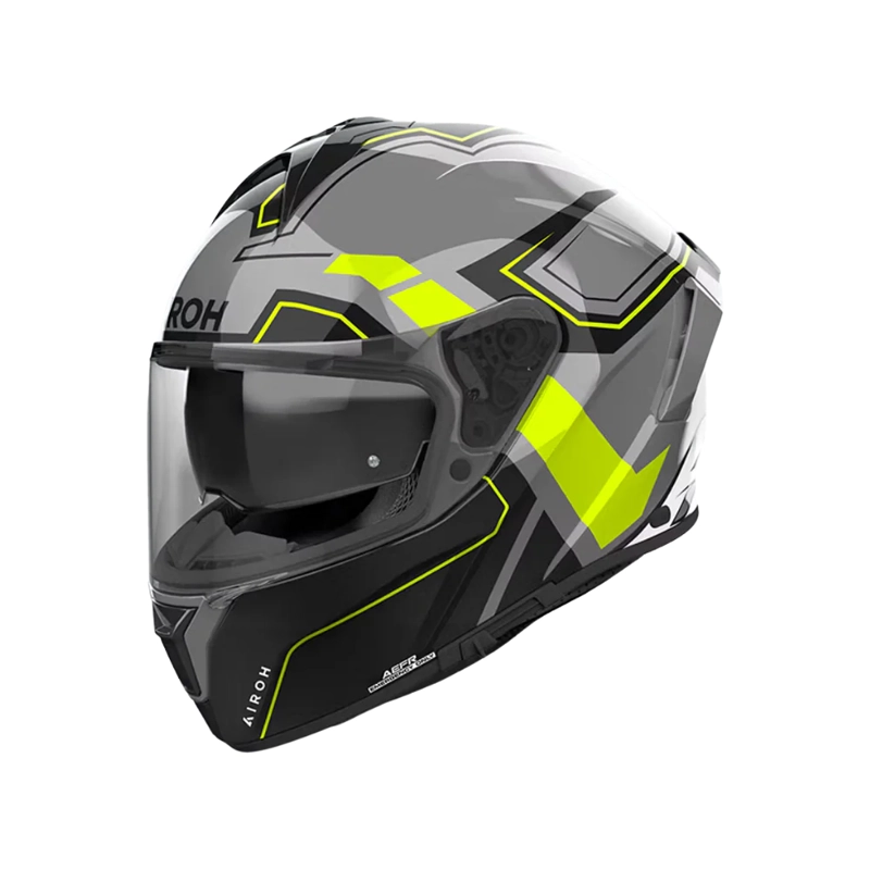 CASCO PARA MOTO AIROH SPARK 2 DART AMARILLO BRILLO - 1