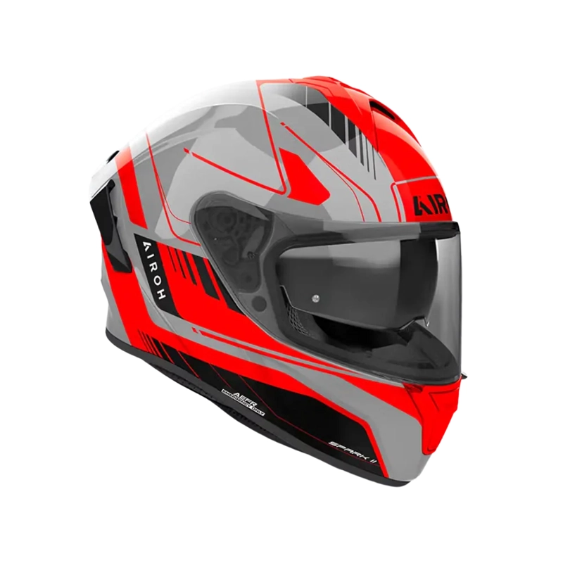 CASCO PARA MOTO AIROH SPARK 2 CHRONO NARANJO BRILLO - 2