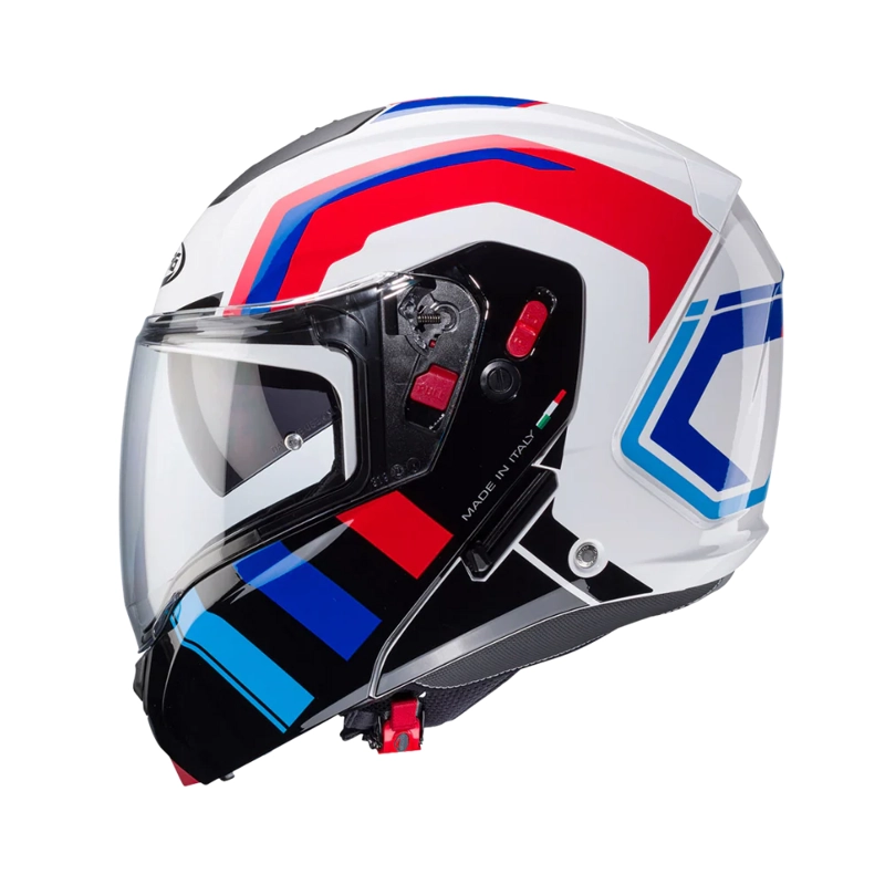 CASCO PARA MOTO CABERG HORUS X ROAD WHITE/BLACK/RED/BLUE - 2