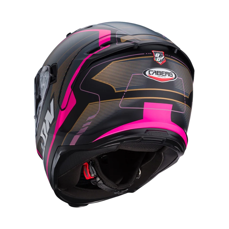 CASCO PARA MOTO CABERG AVALON X Optic Matt Black/Grey/Fuchsia - 3