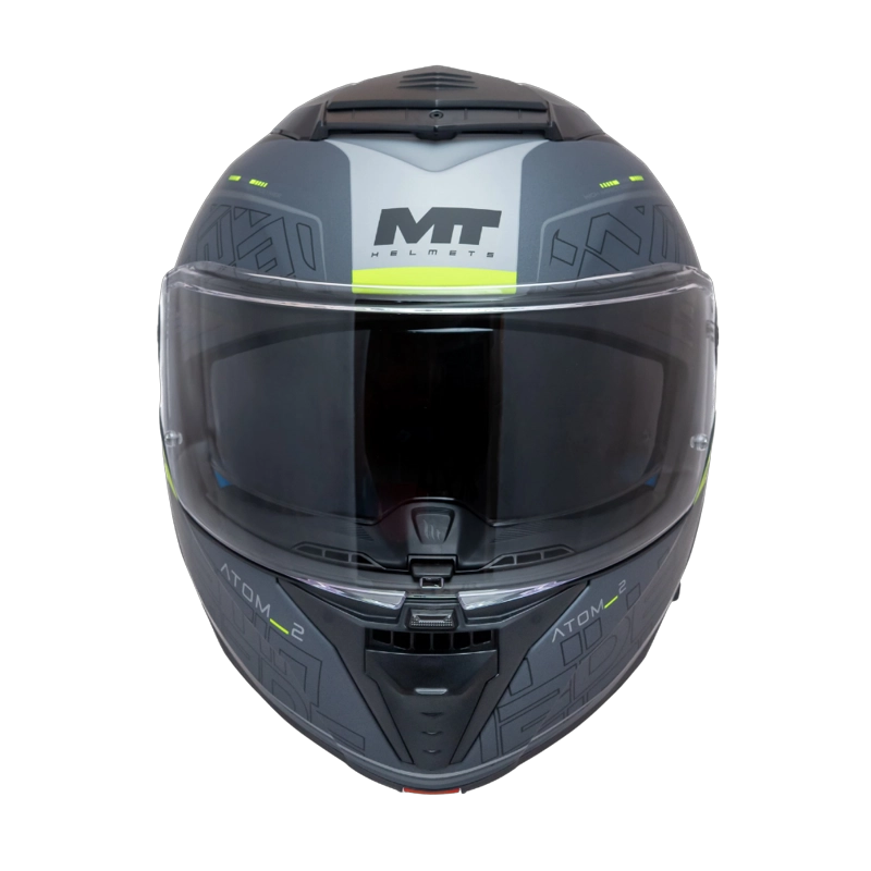 CASCO PARA MOTO MT FU404SV ATOM 2 SV DESTINY AZUL MATE + PINLOCK MT-V-35 - 3