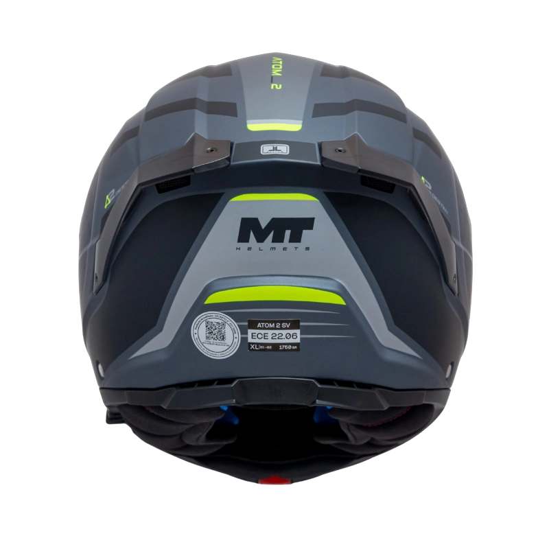 CASCO PARA MOTO MT FU404SV ATOM 2 SV DESTINY AZUL MATE + PINLOCK MT-V-35 - 5