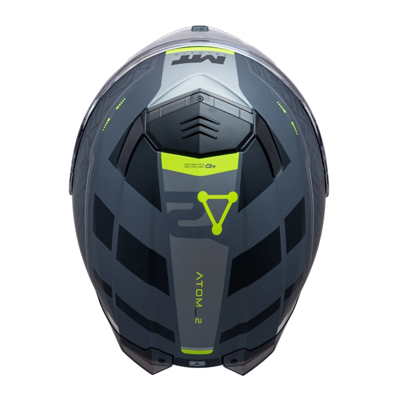 CASCO PARA MOTO MT FU404SV ATOM 2 SV DESTINY AZUL MATE + PINLOCK MT-V-35 - 6