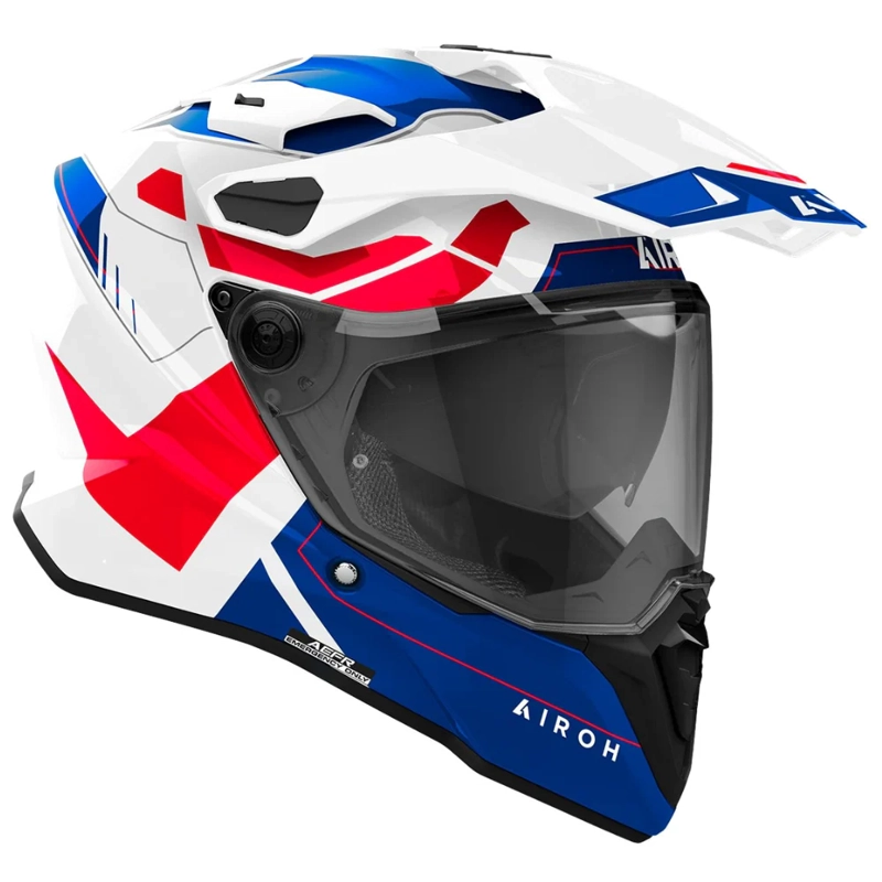 CASCO PARA MOTO AIROH COMMANDER 2 REVEAL AZUL/ROJO BRILLO - 2