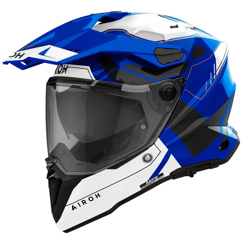 CASCO PARA MOTO AIROH COMMANDER 2 REVEAL AZUL BRILLO - 1