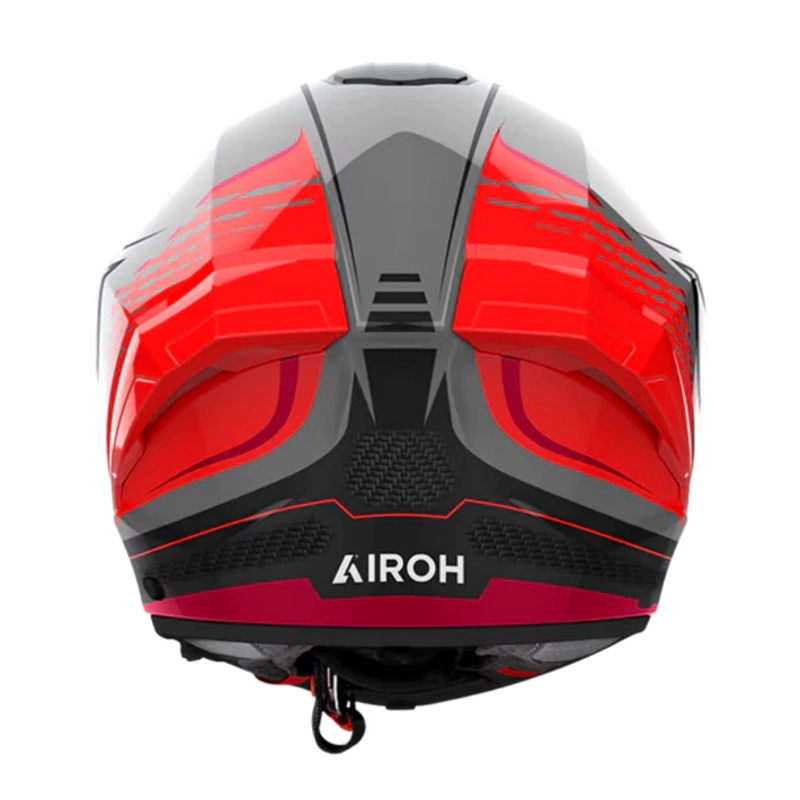 CASCO PARA MOTO AIROH MATRYX ROCKET ROJO BRILLO - 3