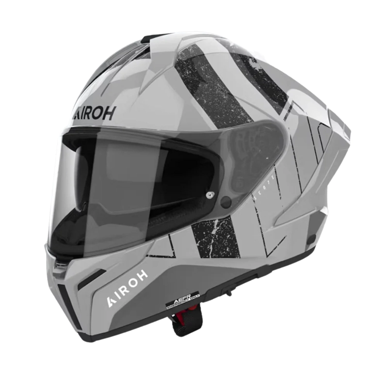 CASCO PARA MOTO AIROH MATRYX SCOPE LIGHT GRIS BRILLO - 1