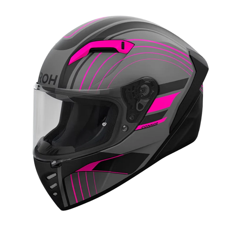 CASCO PARA MOTO AIROH CONNOR ACHIEVE ROSADO MATE - 1