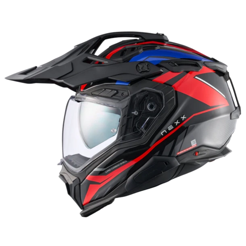 CASCO PARA MOTO NEXX X.WED3 FURKA RED.BLUE CARBONO - 2