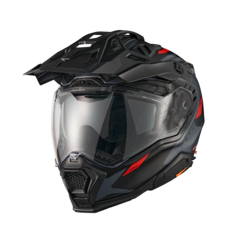 CASCO PARA MOTO NEXX X.WED3 KEYO GREY.RED CARBONO - 1