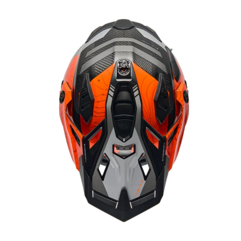 CASCO PARA MOTO NEXX X.WED3 FURKA ORANGE.GREY CARBONO - 3