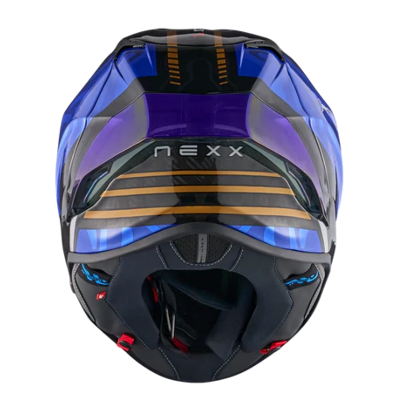 CASCO PARA MOTO NEXX X.R3R SWIRL DEEP BLUE - 4