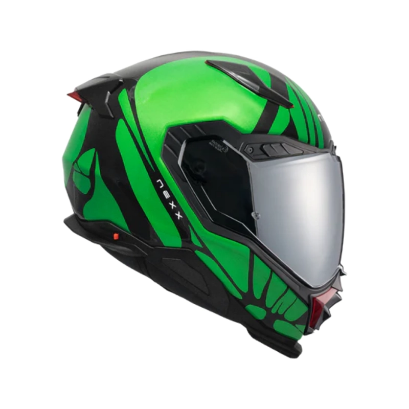 CASCO PARA MOTO NEXXX.WST3 B-SIDE BLACK.GREEN - 3