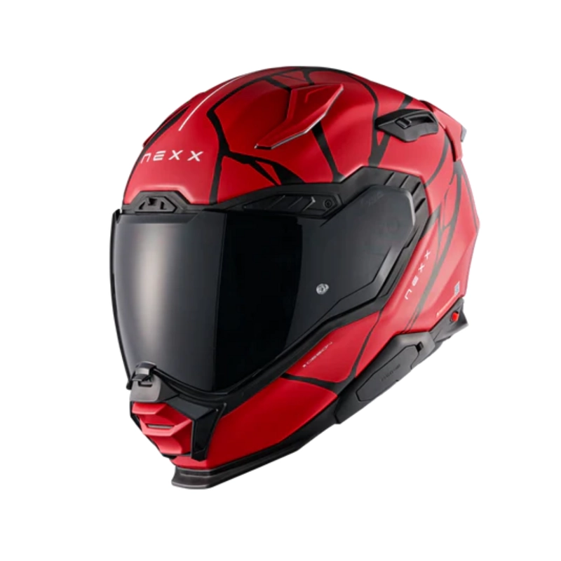 CASCO PARA MOTO NEXXX.WST3 B-SIDE RED.BLACK - 1
