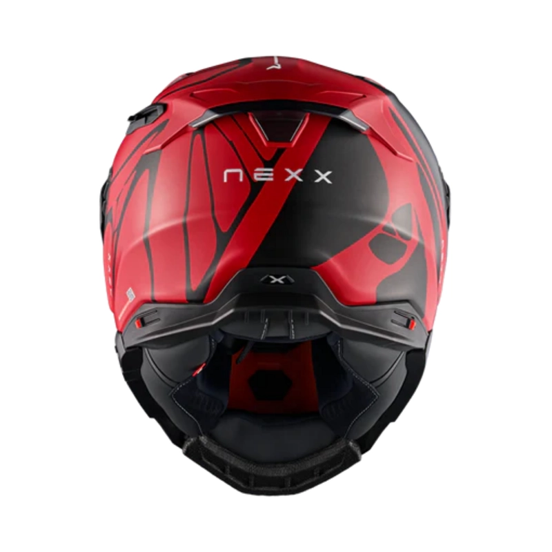 CASCO PARA MOTO NEXXX.WST3 B-SIDE RED.BLACK - 4