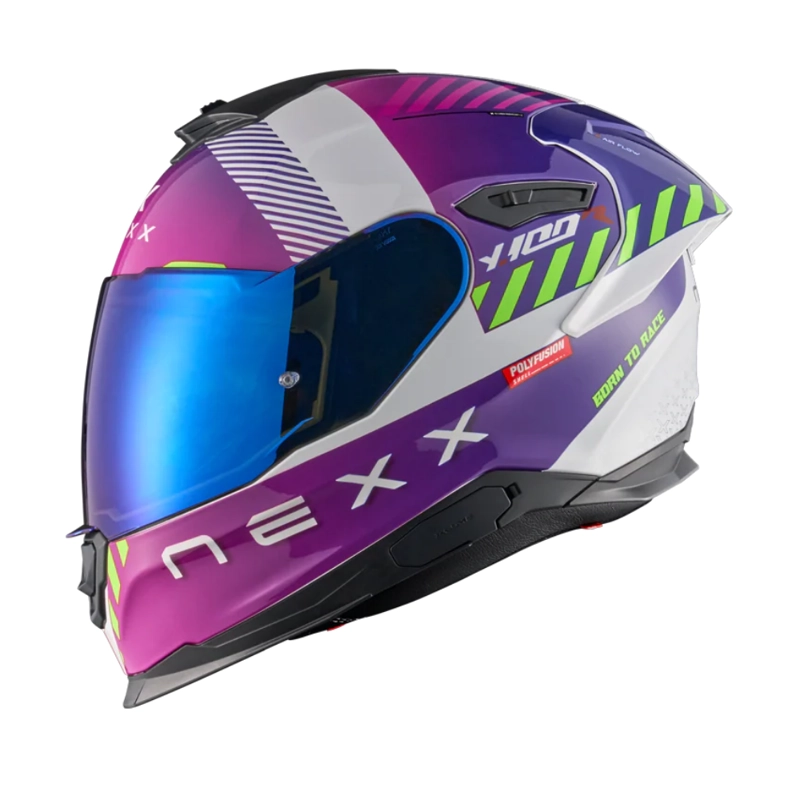 CASCO PARA MOTO NEXX Y.100R FADE PURPLE.WHITE - 2