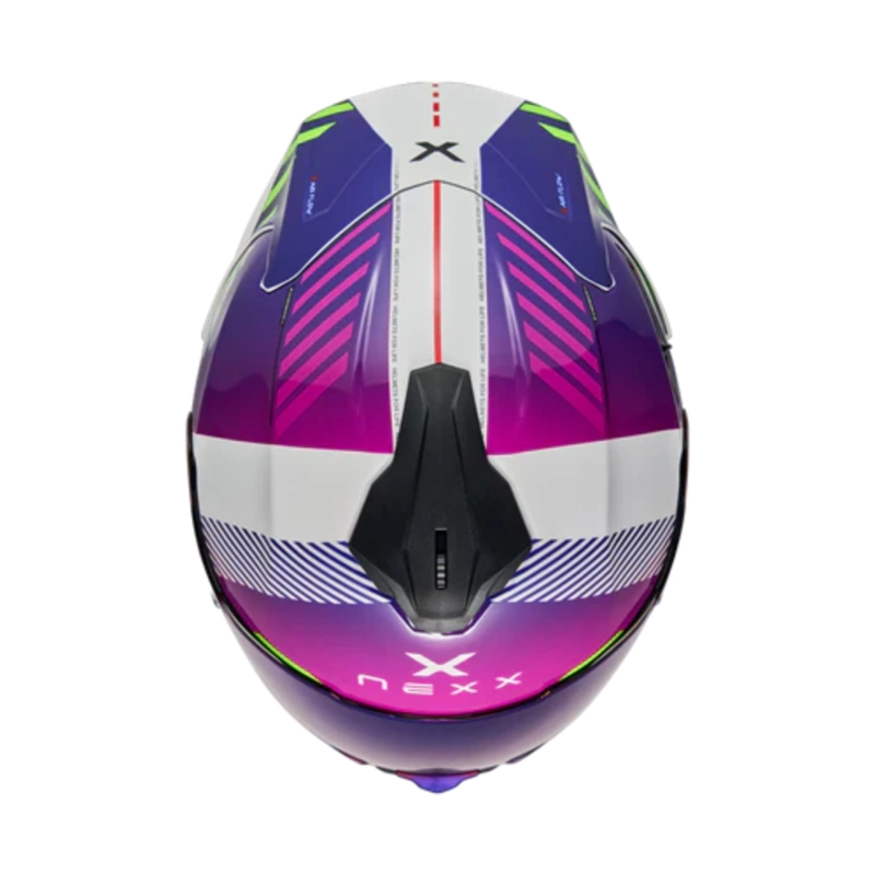 CASCO PARA MOTO NEXX Y.100R FADE PURPLE.WHITE - 4