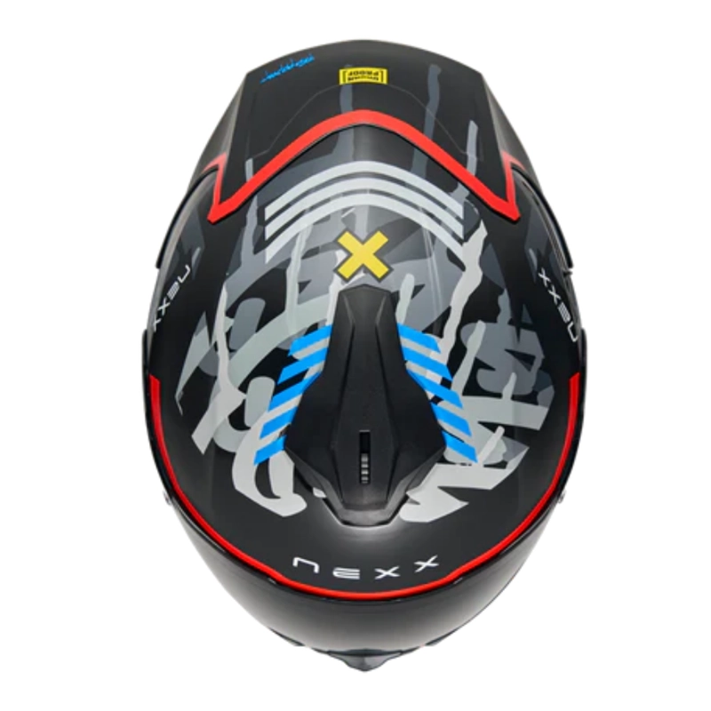 CASCO PARA MOTO NEXX Y.100R URBANGRAM BLACK.RED - 4